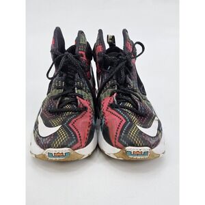 🔥Nike LeBron‎ XIII Black History Month GS SZ 6.5Y BHM Multi Color 836436-910